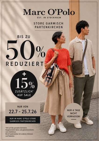 bis zu fuenfzig prozent und fuenfzehn prozent extra marcopolo rosenheim