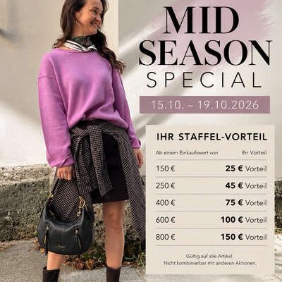 Mid Season Special - Ihr Extra Vorteil bei Marc O´Polo Rosenheim