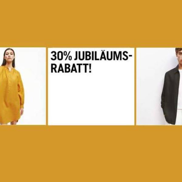 30 Jahre und 30% bei Marc O´Polo Garmisch