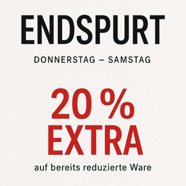 ENDSPURT! 20% EXTRA auf reduzierte Ware bei Marc O´Polo Garmisch
